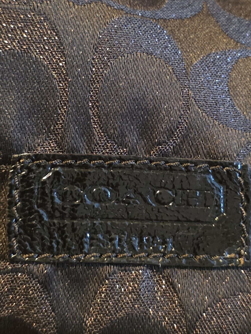 Coach Signature Drawstring Dust Pouch - Picture 6 of 6
